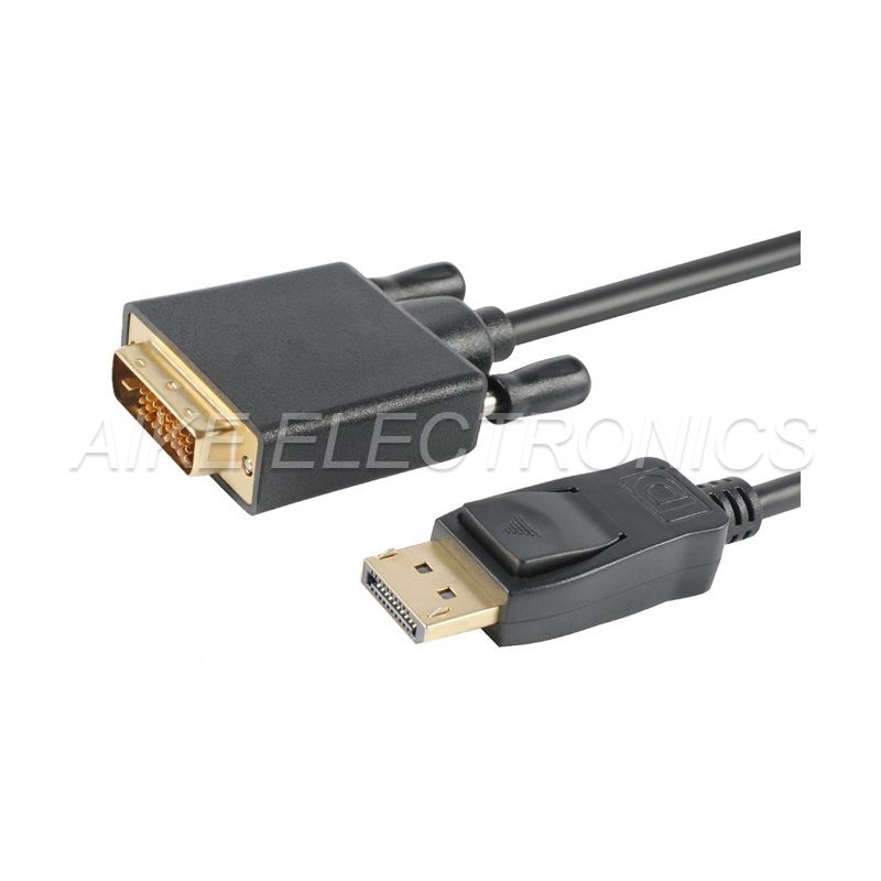 Displayport Male to DVI (24+1) Male Adaptor Cable