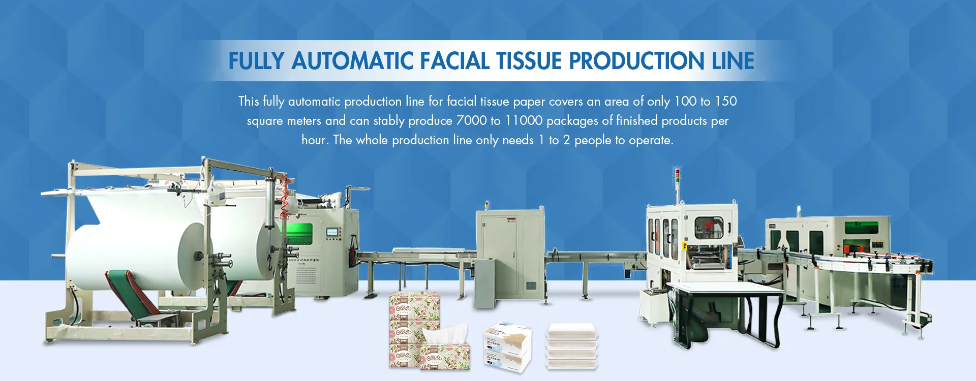 Facial Tissue Production Line