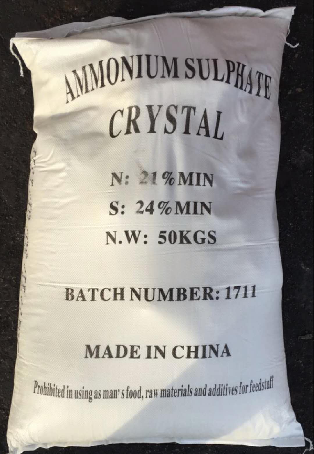 Ammonium Sulphate Crysal N 21% +S 24% fertilizer