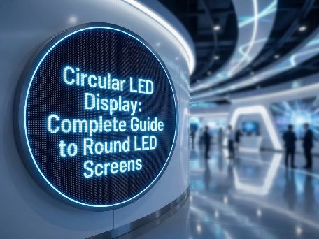 Circular LED Display | Custom Round Screens for Retail & Events