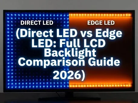 Direct LED vs Edge LED: Full LCD Backlight Comparison | 2026 Guide