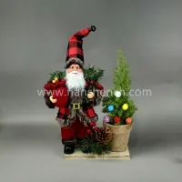 Christmas Plush Doll Flower Pot