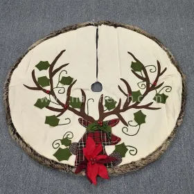 Falda de árbol de Navidad tejida e impresa en 3D