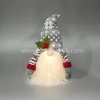 Luces de mesa de gnomos navideños