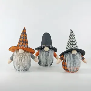 Poupée en peluche sans visage d'Halloween Nain suédois