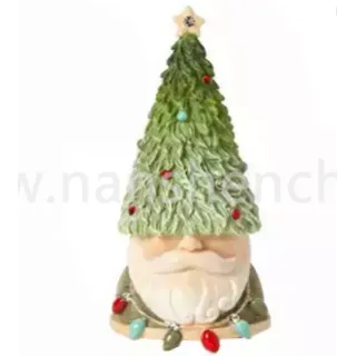OEM amazon hot unique home decoration tree ornaments crafts poly resin wholesale Christmas figurine
