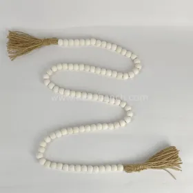 Wooden Beads Wall Hangings with Tassels