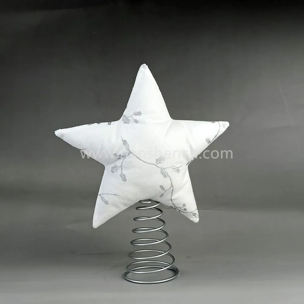 Printed Christmas Tree Topper Star Ornaments