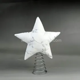 Ornamenti a forma di stella per albero di Natale stampati