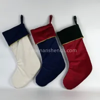Ekose Kumaş Yılbaşı Çorabı