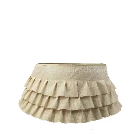Linen Folding Christmas Tree Collar Skirt