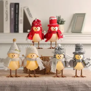 Christmas Glowing Birds Handmade Bird Toy