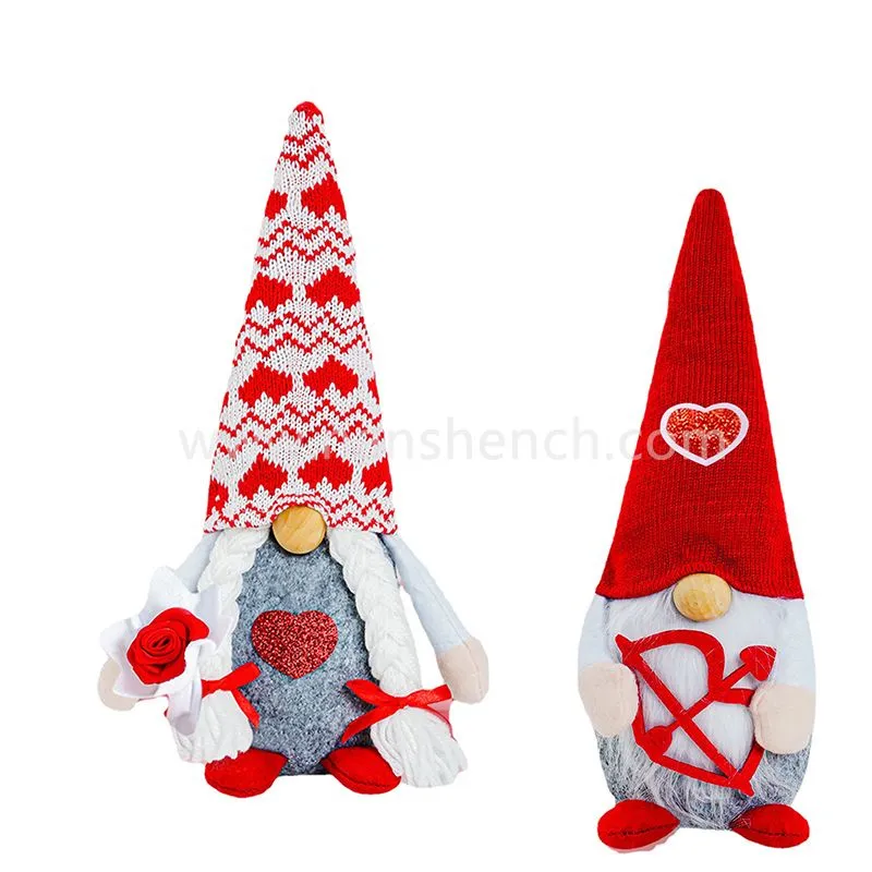 Valentine Love Faceless Gnomes Home Table Ornaments