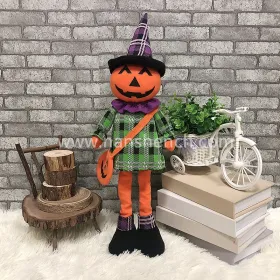 New Halloween Funny Goblins Pumpkin Doll