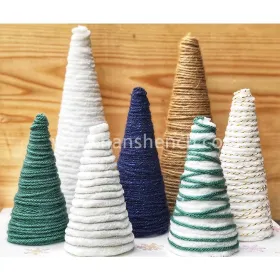New Wool Christmas Tree Tabletop Decoration
