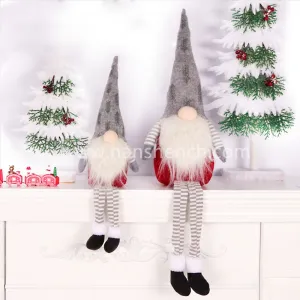 New Christmas Gnome Doll with Dangle Legs