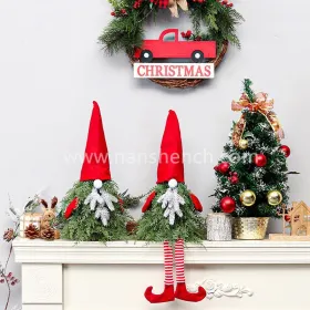 Christmas Tree Gnome Pendant with Led Lights