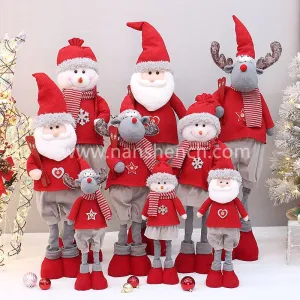 Merry Christmas Standing Santa Claus Plush Toys