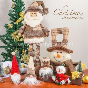 Christmas Soft Toys Santa Claus Snowman Dolls