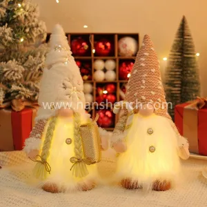 Navidad Noel Gifts Christmas Faceless Gnome Doll