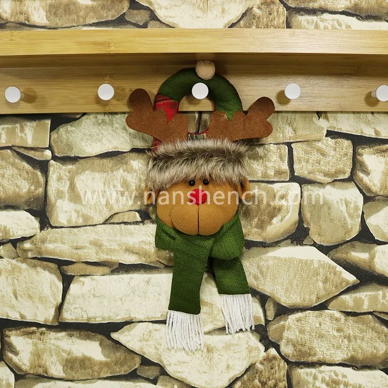 Home Door Handle Hanging Snowman Reindeer Ornaments