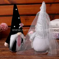 Plush Wedding Gnome Rudolph Faceless Doll