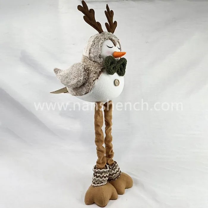 High Quality Handmade Artificial Felt Robin Bird Ornament
