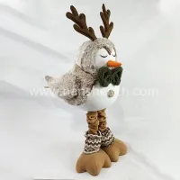 High Quality Handmade Artificial Felt Robin Bird Ornament