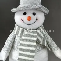 Craft Decorations Sliver Christmas Snowman Santa Claus