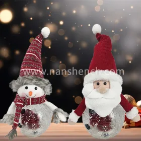 Christmas Santa Snowman Decoration For Candy Jay