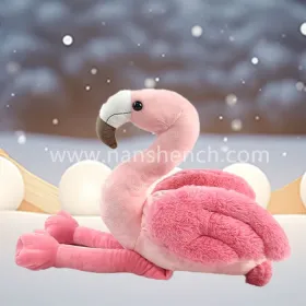Wholesale Soft Pink Flamingo Plush Tissue Bags