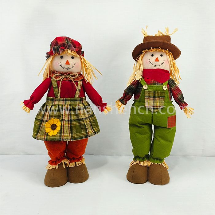 Get 2024 Harvest Festival Standing Scarecrow Doll !