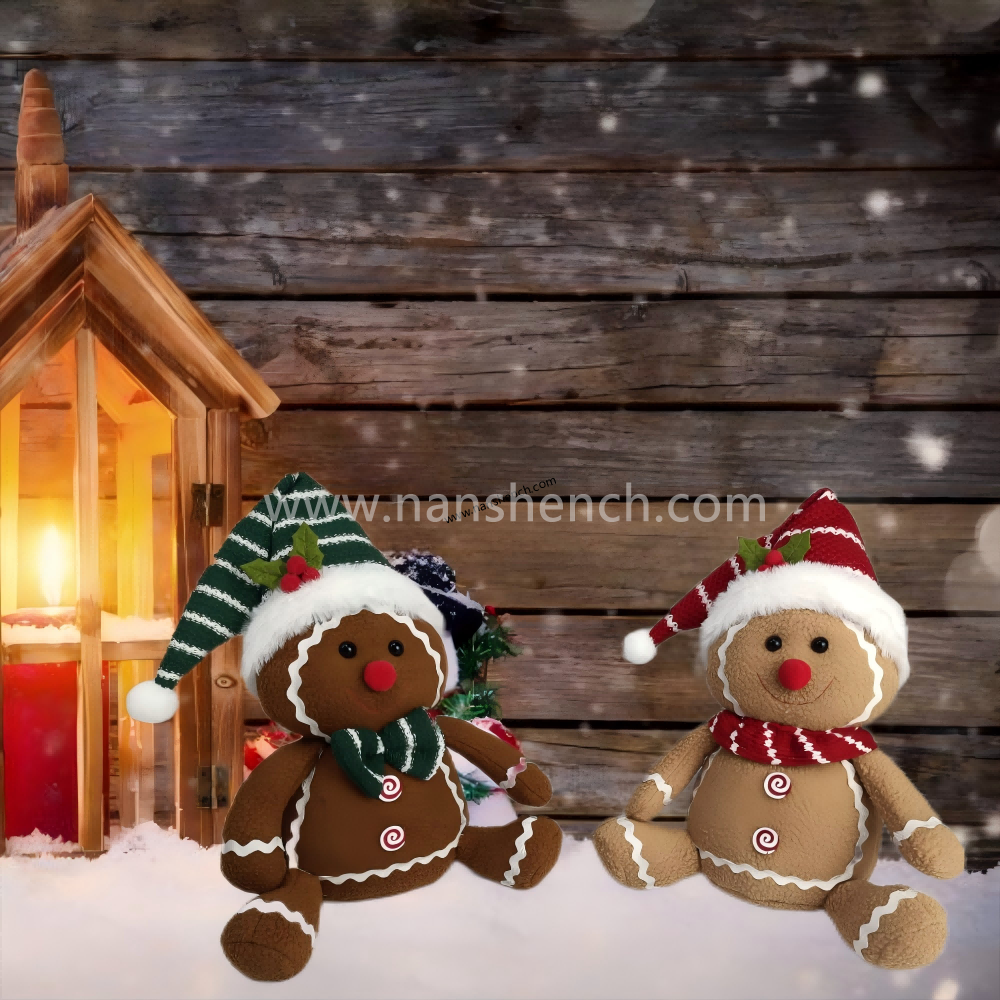 Shantou Nansheng Craft Gifts Co., Ltd. launches a new Christmas gingerbread man doll