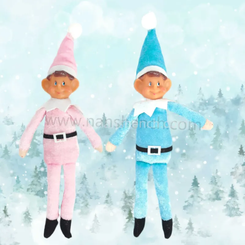 Elf Development Christmas elf plush doll Christmas doll doll DIY elf production and ...