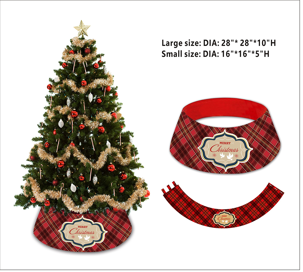 Personalized Custom Pattern Christmas Tree Collar