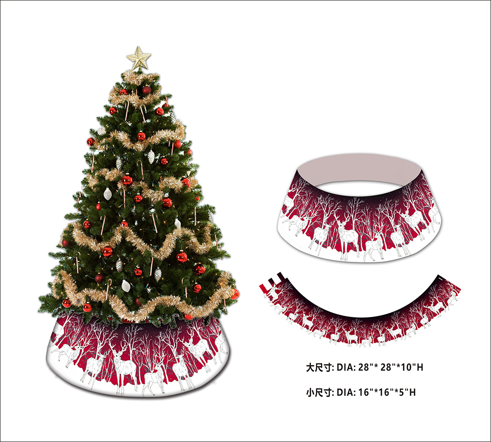 Personalized Custom Pattern Christmas Tree Collar