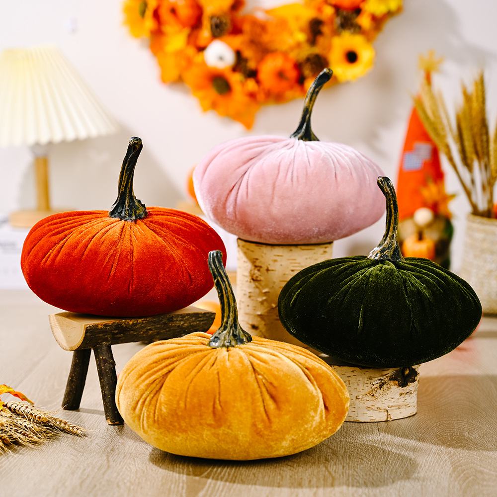 Pure-color Thanksgiving Pumpkin Decoration