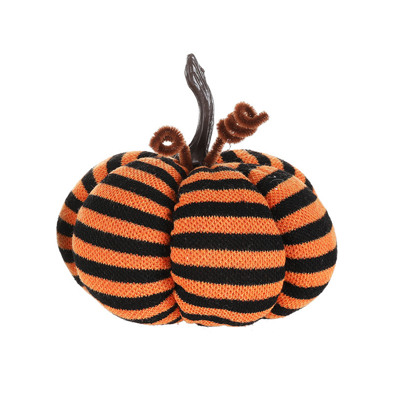 Stripe Halloween Pumpkin Spider