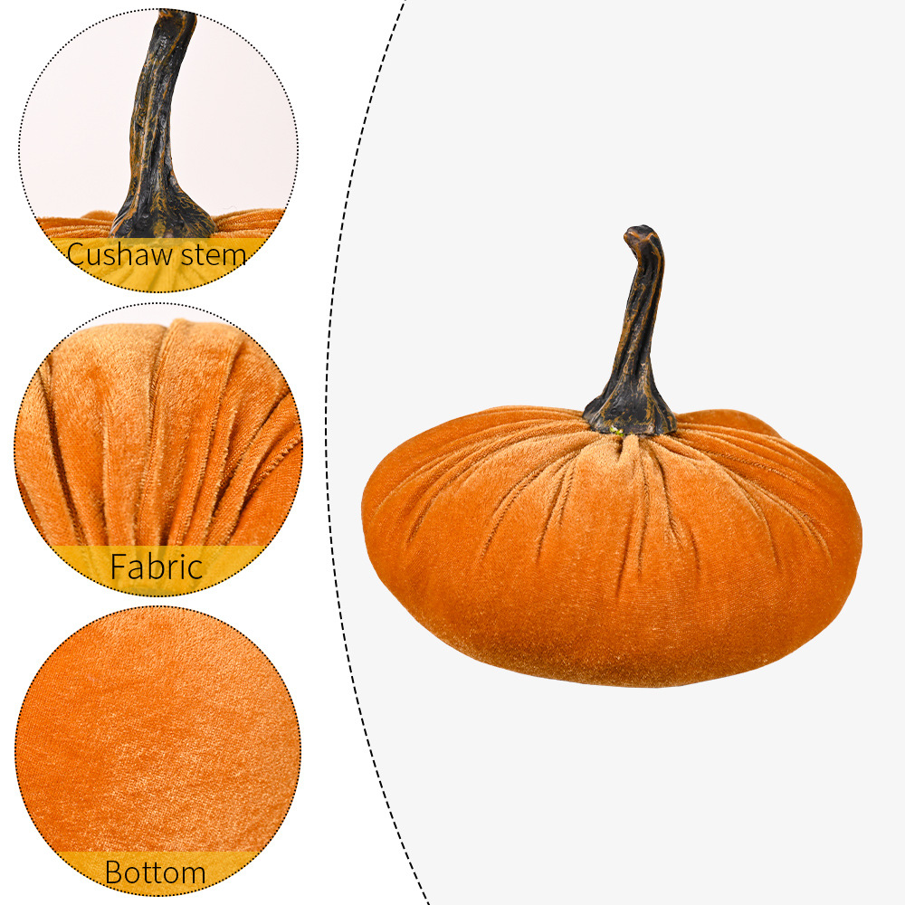 Pure-color Thanksgiving Pumpkin Decoration