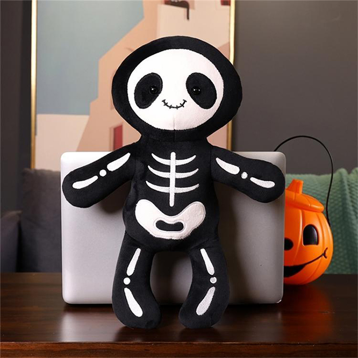 Stuffed Halloween Skeleton Doll Cushion Pillow