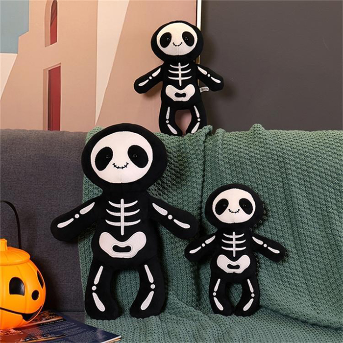 Stuffed Halloween Skeleton Doll Cushion Pillow