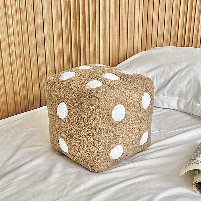 Home Decor Pillow Dice Plush Toy Sofa Cushion