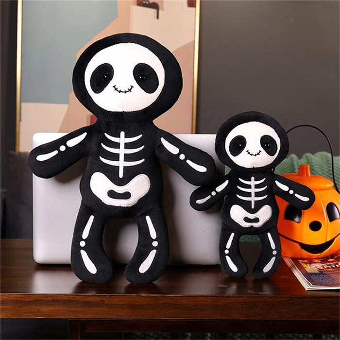 Stuffed Halloween Skeleton Doll Cushion Pillow