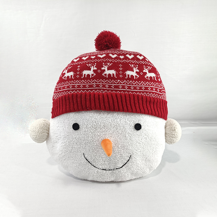 Cute Christmas Snowman Doll Pillow For Kids Gifts