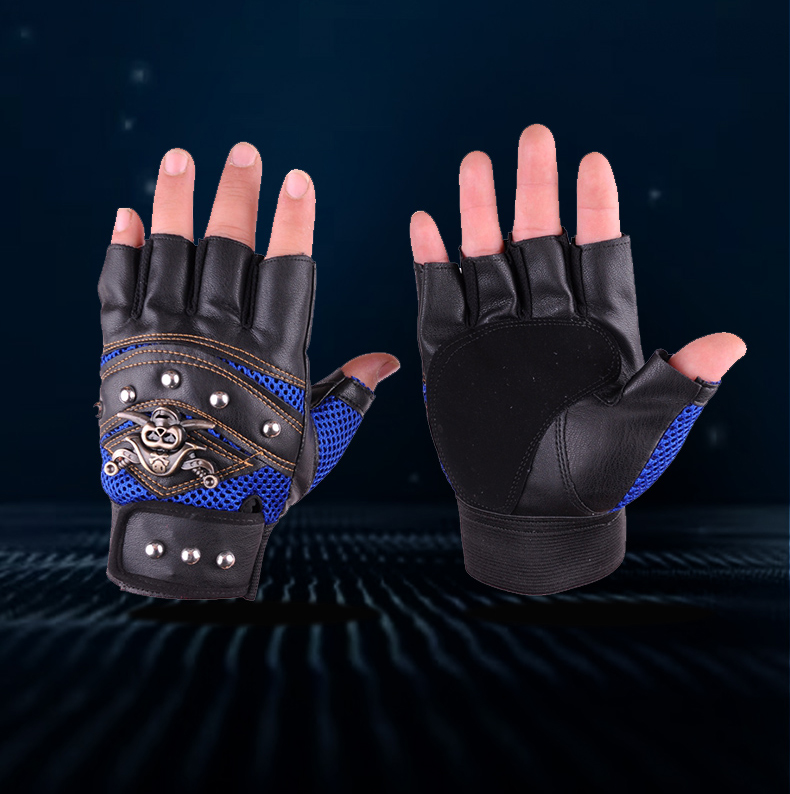 PU Half Finger Tactical Gloves Riding Motor