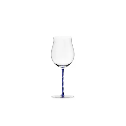Wine Glasses(32oz) with Long Blue Stem