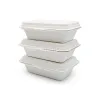 Bagasse Meal Container Square Clamshell Boxes