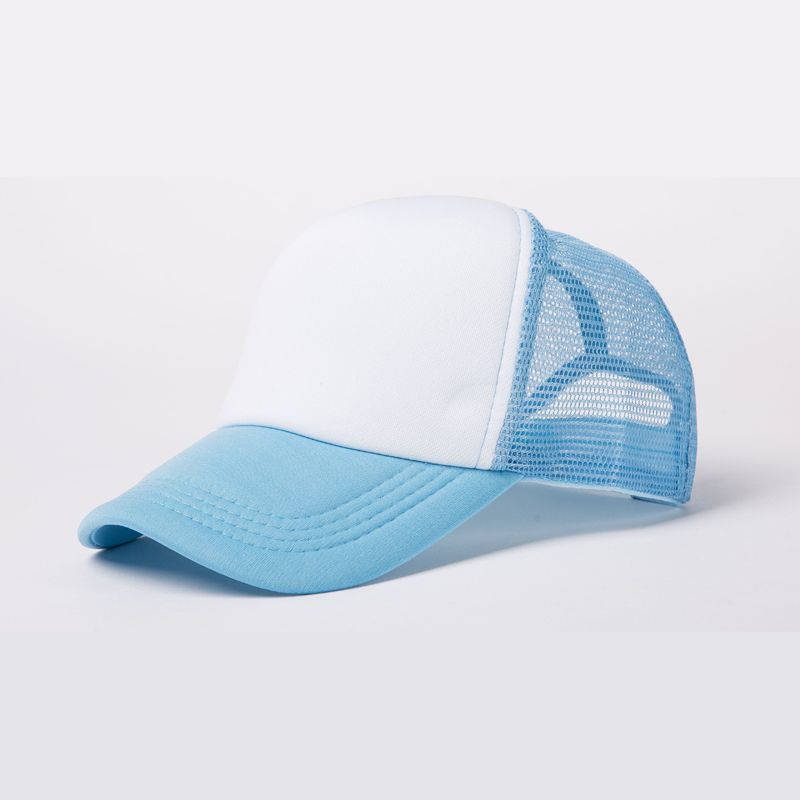 Trucker Cap With White Color Front Panel