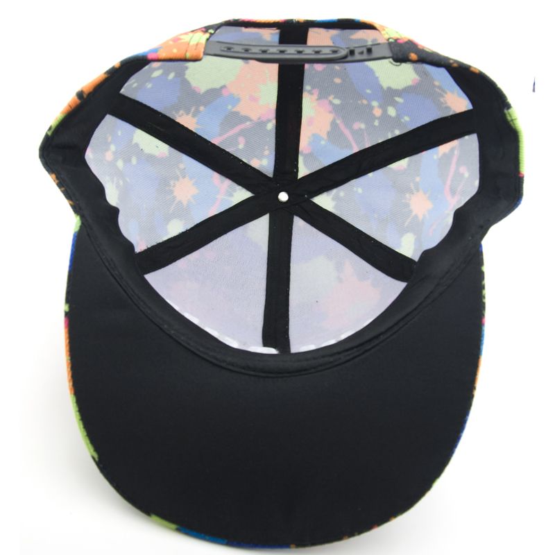 قبعات Snapback مع طباعة كاملة وتطريز ثلاثي الأبعاد