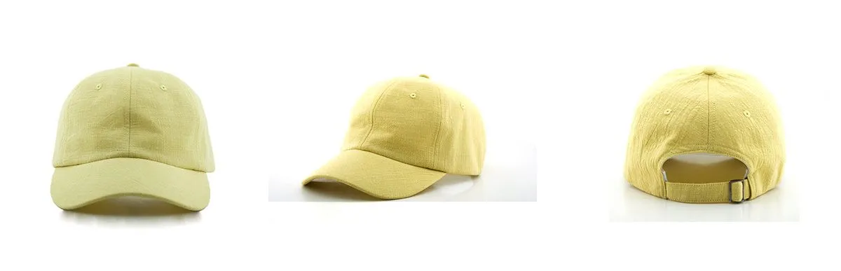 Polyester Crepe Fabric Dad Cap
